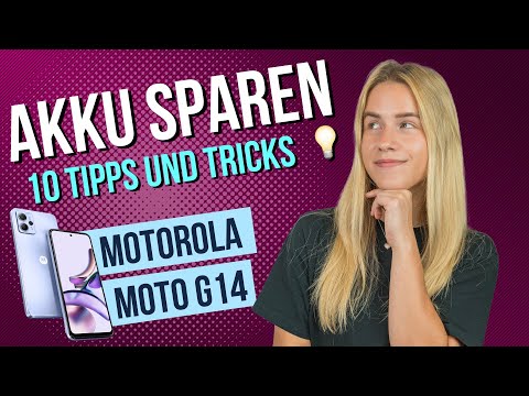 Motorola moto g14 - Akku sparen / Energiesparen - 10 Tipps • 📱 • 🔋 • ⬆️ • Anleitung | Tutorial