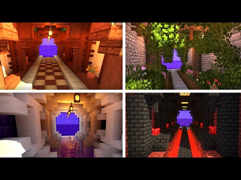 Minecraft: 10 Beautiful Nether Tunnel Build Design Ideas
