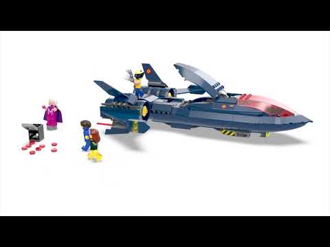 фото lego 76281 marvel  истребитель x-jet людей икс 0