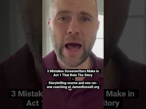 3 Mistakes Screenwriters Make in Act 1 That Ruin The Story #author #writer #story #book #novel