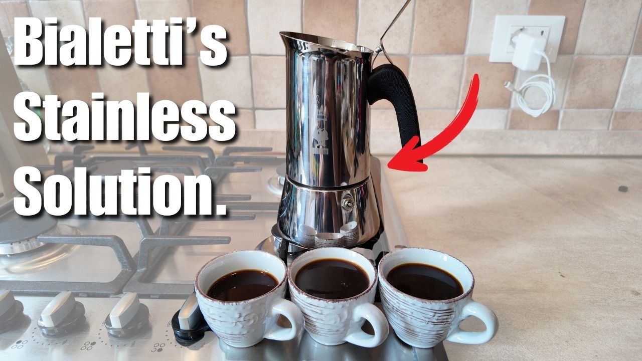 Bialetti Venus Stainless Steel Moka Pot - Quick Look