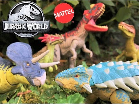 Dino Escape Roar Attack Ceratosaurus Ankylosaurus 'Bumpy' And Baryonyx 'Limbo' Review N Unboxing