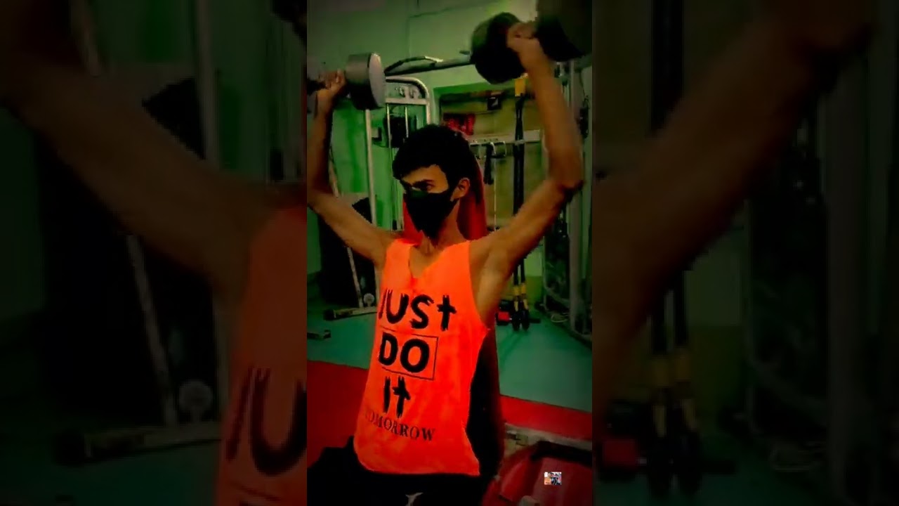 How to Grow my Shoulder, Shoulder Workout, Shoulder workout with dumbbells/Gym attitude video