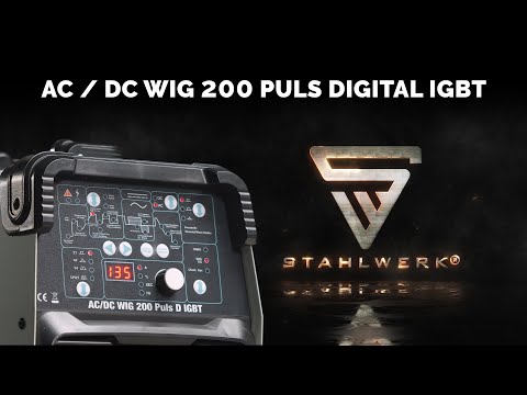 STAHLWERK Videoanleitung - AC DC WIG 200 PULS DIGITAL IGBT - Zusammenbau/Probeschweißen/Erklärung