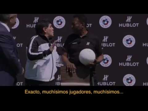 Captan a Maradona y Pele Hablando Mal de Messi (VIDEO SUBTITULADO)