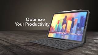 ZAGG Pro Keys iPad 10.2 (2021/2020/2019) Hoes met Toetsenbord Zwart video