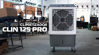 Vídeo de Climatizador de Ar 125L 400W 127V Ventisol CLIN125 PRO - Alta Vazão Profissional para Grandes Ambientes