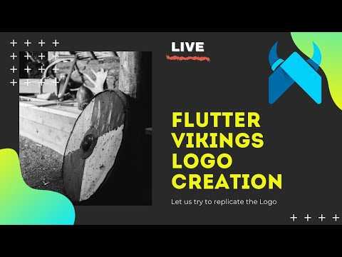 Flutter Vikings Logo Creation - Live Code with Custom Painter