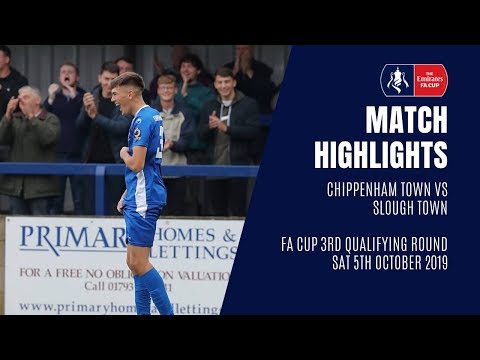 Chippenham Town vs Slough Town | Emirates FA Cup Highlights, Sat 5th Oct 2019
