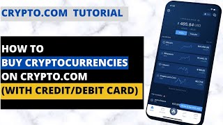 How To Buy Cryptocurrency On Crypto.com App (With Credit/Debit Card)