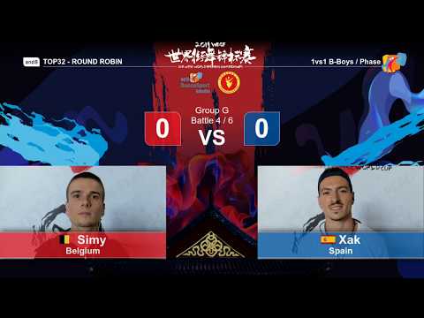 Round Robin Top 32 Simy vs Xak - WDSF World Breaking Championship