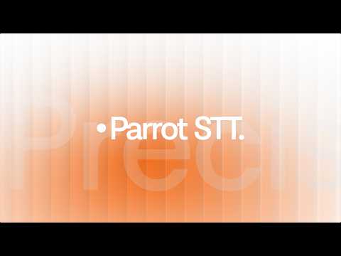 Parrot Speech-to-text API 공식 영상 미리보기