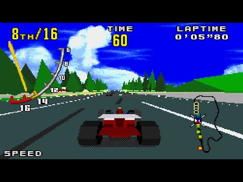 Virtua Racing Longplay - Full Playthrough on Sega Genesis / Mega Drive (US Version)