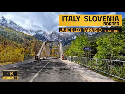 Erkunden Sie die malerischste Straße: Vom slowenischen Bleder See nach Tarvisio in Italien! 4K HDR