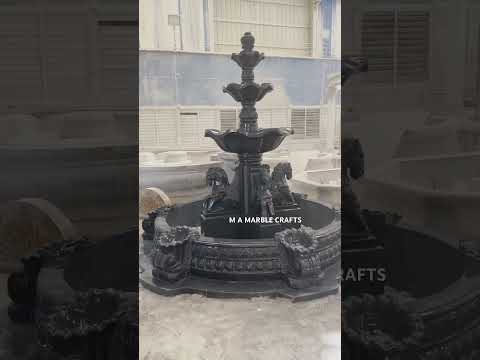 Black Marble Fountain