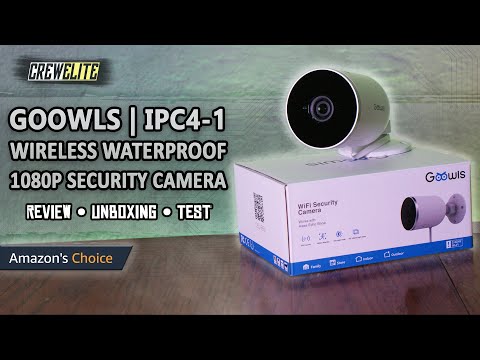Goowls - Wireless Outdoor 1080P Security Camera | With Motion Tracking & Night Vision [REVIEW]