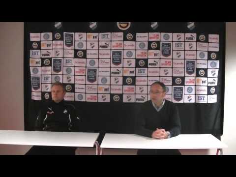 Presskonferens efter Östers IF - GAIS