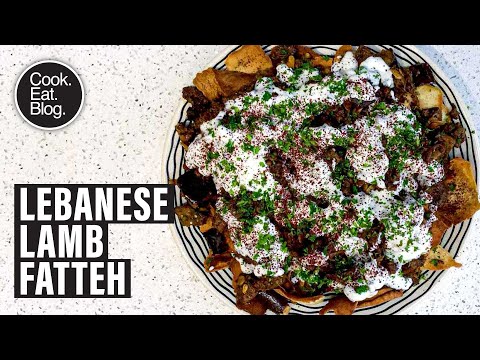 How to make Lamb & Eggplant Fatteh - Middle Eastern Nachos!