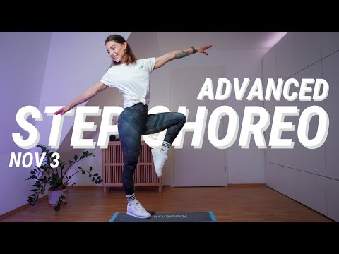 Step Aerobic Advanced Choreo | 2 x 32 Counts | was ne Herausforderung | 130 bpm | 35 Minuten | Nov 3