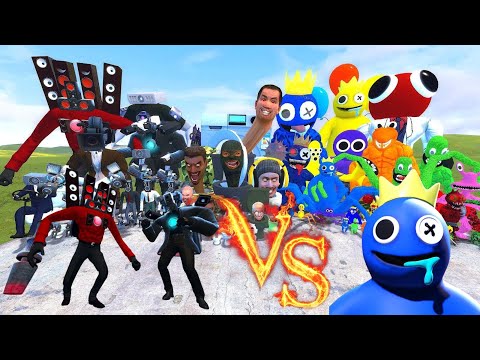 SKIBIDI TOILET VS CAMERAMAN BOSS VS RAINBOW FRIENDS ARMY GMOD [Garry's Mod]