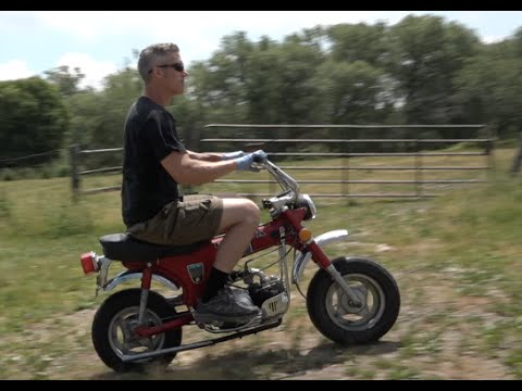 Honda CT 70 with 90cc lifan engine, got it going!  PowerModz.