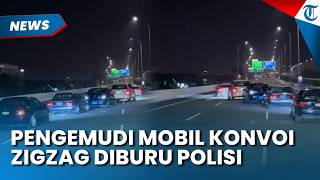 BERBAHAYA, Konvoi Mobil Manuver Zig-zag di Becakayu Viral, Polda Metro Jaya Turun Tangan