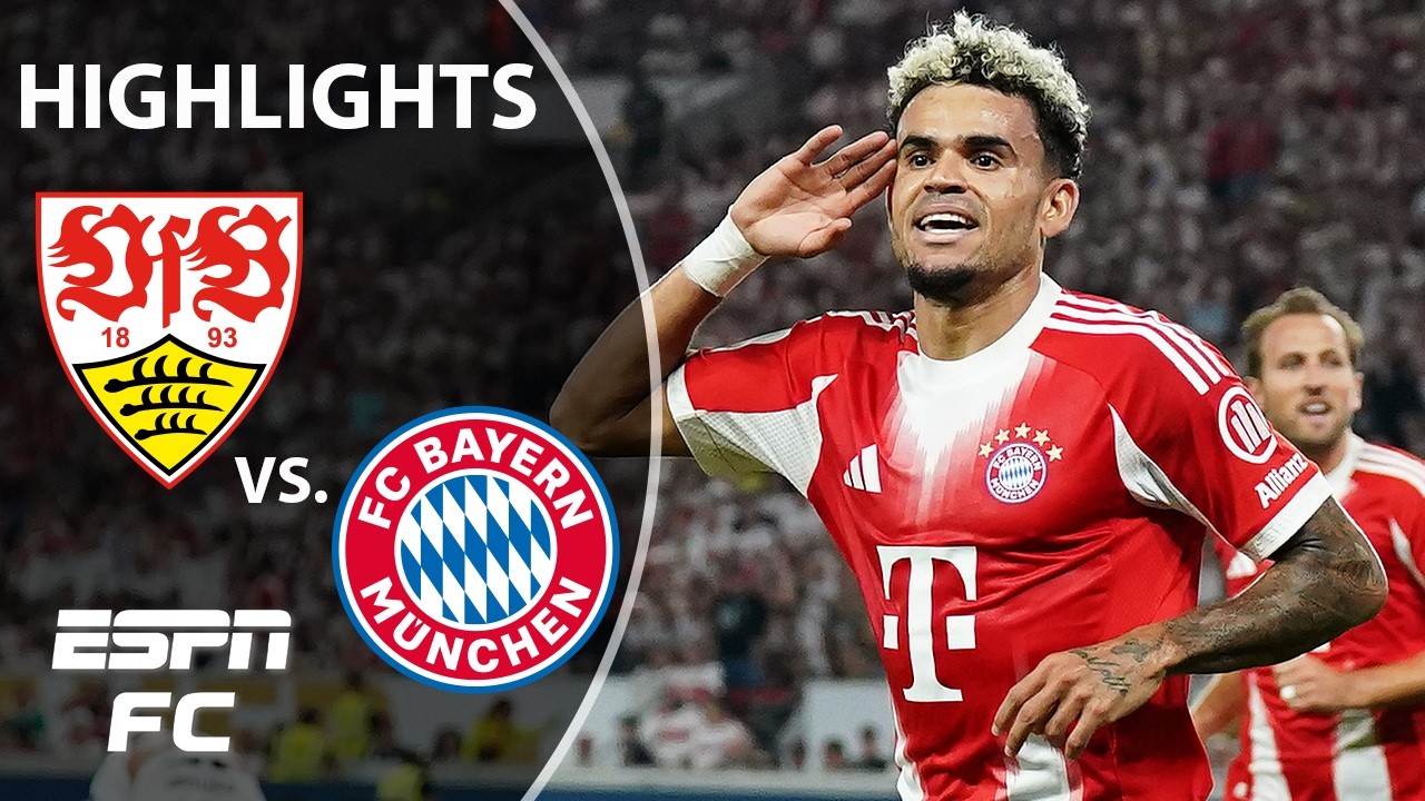 TROPHY ON THE LINE 🏆 VfB Stuttgart vs. Bayern Munich | German Supercup Final Highlights | ESPN FC