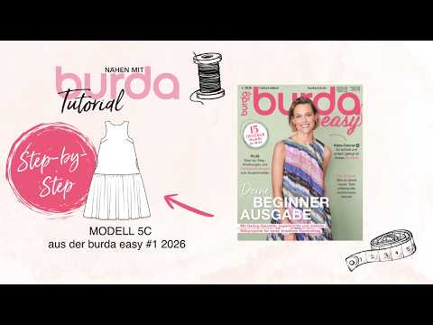 [Sewing instructions] Sewing with burda – Maxi dress 5C | burda easy #1/26