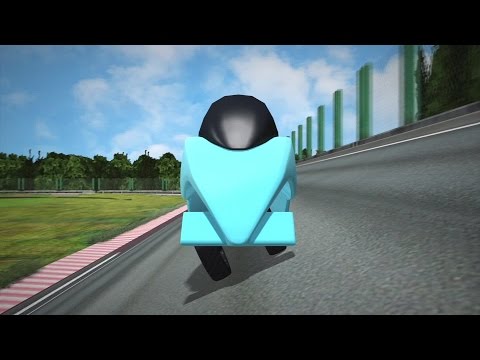 Three-wheeled vehicle tilts 52 degrees