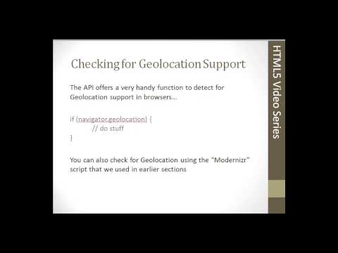 HTML5 Programming Course From Scratch - Chapter 22 – Geolocation part1