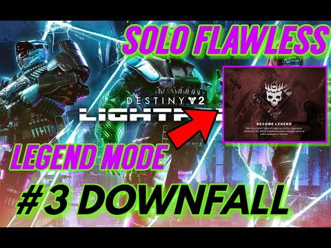 Solo LEGEND LIGHTFALL Campaign - #3 'Downfall' Destiny 2 (HUNTER) Day 1
