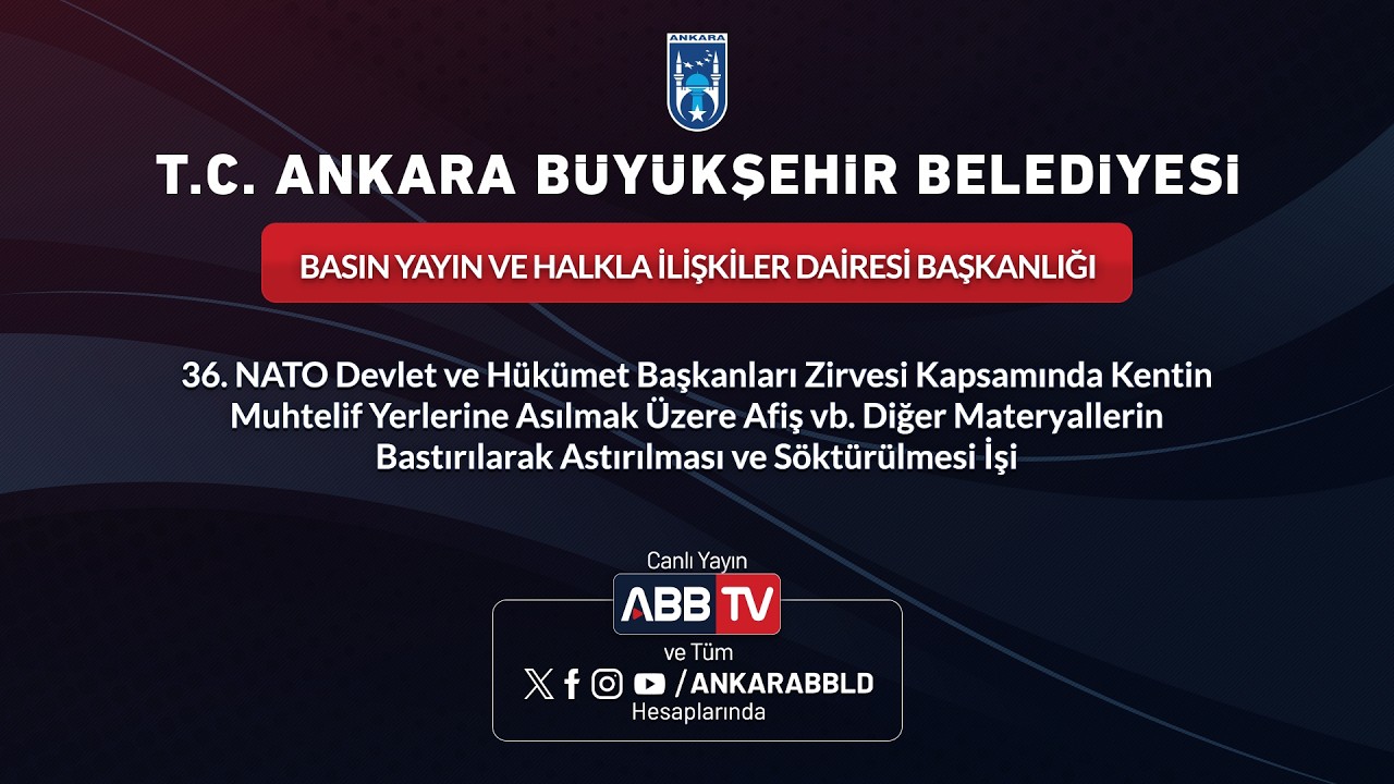 BASIN YAY VE HALK. İLİŞKİLER DAİ BŞK-Kentin Muhtelf Yerlerne Afiş vb. Astırlması ve Söktürülmesi İşi