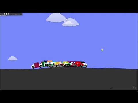 Asia Car Race | Country Cars | Algodoo | Season 1