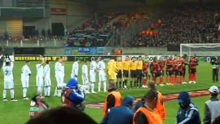 preview picture of video 'Entrée des joueurs En Avant de Guingamp-Dynamo Kiev (19/02/2015)'