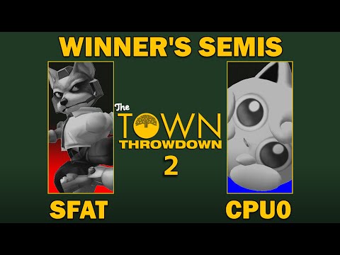 SFAT (Fox) vs CPU0 (Puff) | Winner's Semis | The Town Throwdown 2