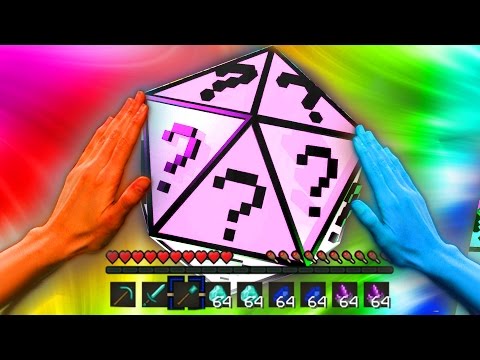 Unrealistic Minecraft - "CHANCE CUBES? MEGA LUCKY BLOCKS!?" - (Minecraft Mods Survival)