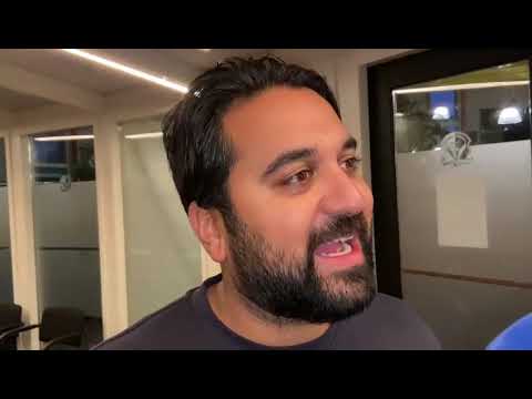 Ricky Kumar na afloop van Legmeervogels - AMVJ