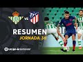 Resumen de Real Betis vs Atlético de Madrid (1-1)