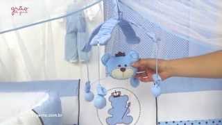 Kit Berço Urso Realeza Azul | Ref: 45259