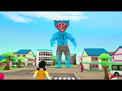 Nick Hulk vs Huggy Wuggy   Scary Teacher 3D