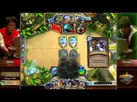 Firebat vs. Qiruo - Group C - Match 1 - Hearthstone World Championship 2014