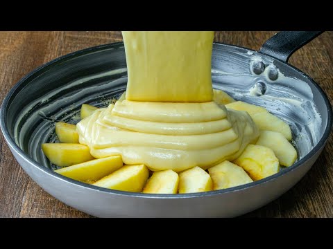 Piekarnik nie potrzebny! Pyszna, smaczna szarlotka na patelni