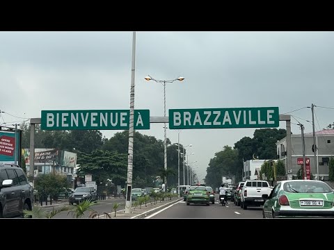 00197.(RÉPUBLIQUE DU CONGO-VIVRE A BRAZZAVILLE 🇨🇬) 5 MIN. DANS LES RUES PROPRES DE BRAZZAVILLE 🤩