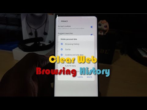 How to Clear Web Browsing History on the Galaxy S8