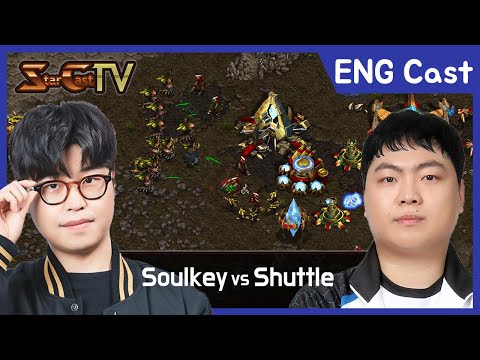 [ENG] Soulkey vs Shuttle on Fighting Spirit (ZvP) - Starcraft Remastered (StarCastTV English) N-334