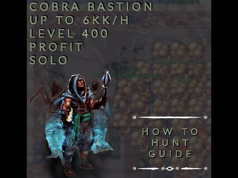 Tibia 2021 ENG - How to hunt Cobra Bastion - LVL 400 ED.  GUIDE & THOUGHTS. [ENG/PL/ESP/PT/TR SUB]