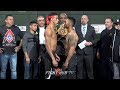 ALBERTO MACHADO & ANDREW CANCIO - FACE TO FACE AND WEIGH IN - INDIO, CA