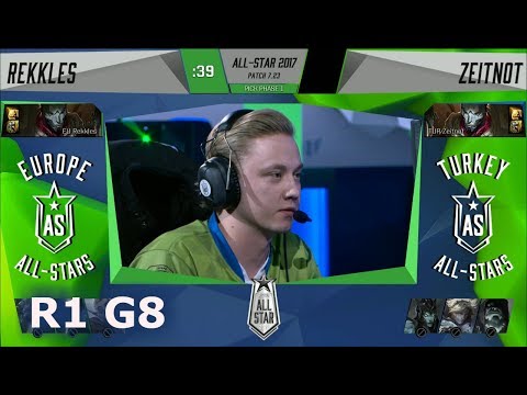 Rekkles Jhin vs Zeitnot Jhin | 1v1 All-Stars 2017 Round of 16 | EU vs TUR