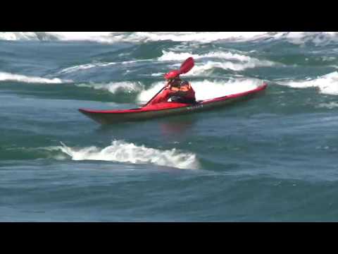 Sea Kayak Tide Race Skills with Kayak Essentials   Penrhyn Mawr