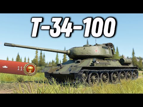 T-34-100 Soviet Medium Tank Gameplay | War Thunder